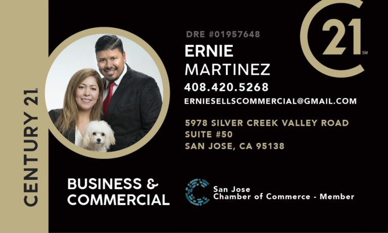 Ernie Martinez Business card